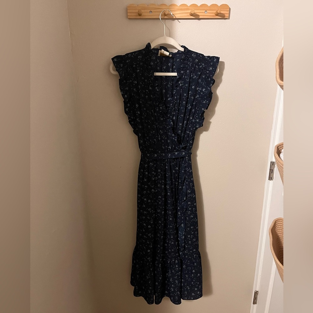 ♠️ Kate Spade ♠️ Out West Wild Rose Ruffle Wrap Dress - Picture 6 of 8